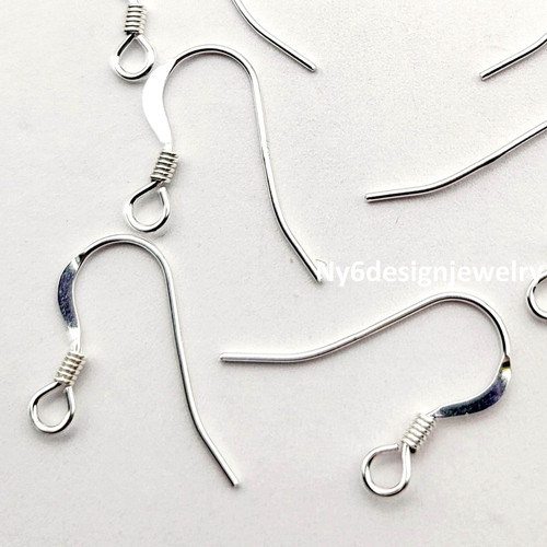 Sterling silver earring - silver,