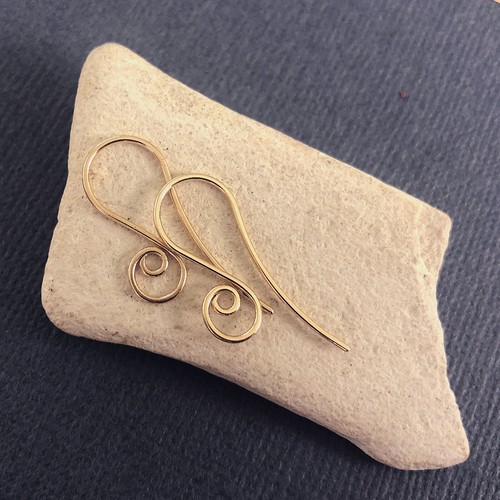 14k real gold earring hooks - 14k,