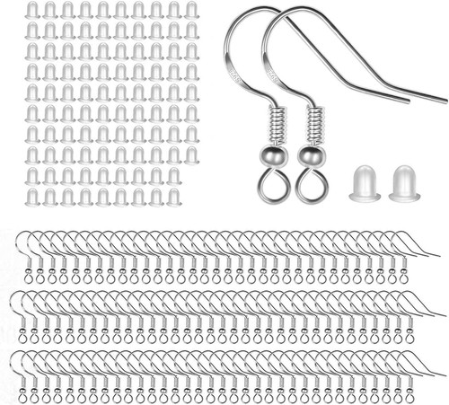 100pcs earring hooks - 92-5,